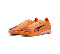 PUMA Mixte Ultra 6 Match It Chaussure de Football, Heat Fire Noir/Rouge Brillant, 43 EU