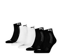PUMA Unisex Cushioned Quarter, Noir/Blanc, 39-42 (Lot de 5) Mixte
