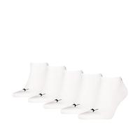 PUMA Unisex Sneaker Plain Baskets, Blanc, 3-5 (Lot de 5) Mixte