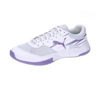 PUMA Mixte Varion II Indoor Court Shoe, White-Lavender Alert, 48 EU