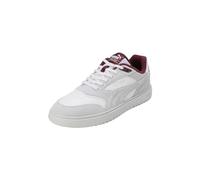 PUMA Mixte Zapatillas Doublecourt PRM 43 Warm White Dark Jasper Red Sneakers Basses
