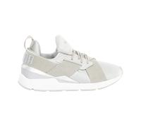 Puma - Muse Satin II Basket - Femme - Chaussures - Gris - Taille: 36 EU