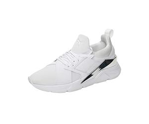 Puma Muse X5 - Baskets Femme - Métal, Blanc et argenté., 4.5 UK