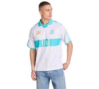 Puma Olympic Marseille King Retro Homme - Jerseys/Réplicas, Blanc - Taille L - Poly Jersey White L