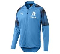 PUMA Olympique de Marseille Poly Jacket With Sponsor Logo With Zi Veste De Survêtement Homme