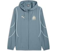 Puma Olympique De Marseille Pre Match Woven Jacket 2024 2025 Adults Bleu XL Male