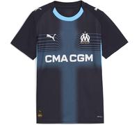 Puma Maillot Olympique Marseille Extérieur 2025 2026 Juniors, bleu marine/bleu, 13 ans