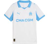 Puma Olympique Marseille Home Shirt 2025 2026 Juniors Blanc/Bleu 9 - 10 ans Unisex
