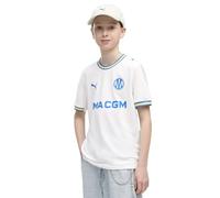 Puma Olympique Marseille 26/27 Replica Home Junior Short Sleeve T-shirt Blanc 9-10 Years Enfants