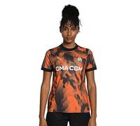 PUMA Om Maillot Réplica Thrid Noir/Orange Femme 24/25 Orange M