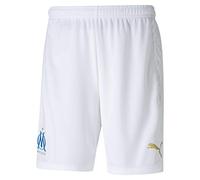 Puma Om Shorts Replica Short Homme Puma White/Bleu Azur FR : M (Taille Fabricant : M)