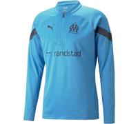 PUMA OM Sweat 1/4 zip Training Bleu Homme 22/23 Bleu XS