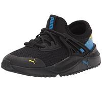 PUMA Pacer Future Disintegration Slip On Sneaker Black-French Blue-Nrgy Yellow, 2 US Unisex Little Kid
