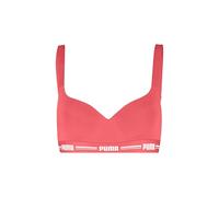 PUMA Padded Top Soutien-Gorge de Sport, Corail, M Femmes