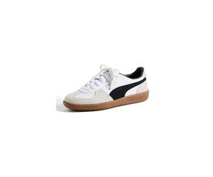 PUMA Palermo Baskets unisexes, Blanc vapeur gris-gomme, 7 Women/5.5 Men