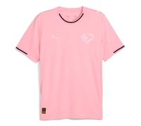 PUMA Maillot 'Palermo Home Replic' rose pastel / noir, Taille S