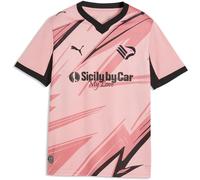 Puma Palermo Fc 26/27 Replica Home Junior Short Sleeve T-shirt Rose 13-14 Years Enfants
