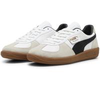Chaussures Puma Palermo Leather blanc beige noir - 46