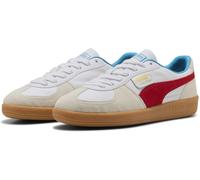 Puma Palermo Mens Trainers Blanc/Rouge 10 (44.5) Male