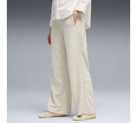 PUMA Pantalon à taille haute et jambes larges HER Femme, Vêtements, Blanc, XS XS