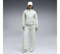 PUMA Pantalon ample en polaire à logo Cat Essentials Femme, Vêtements, Vert, L L