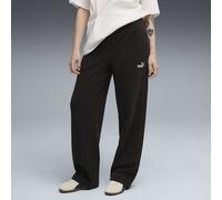PUMA Pantalon confort droit à petit logo N° 1 Essentials Femme, Vêtements, Noir, S S