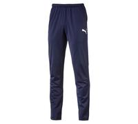 Puma pantalon de jogging homme long, noir en polyester, taille:M, couleur:bleu