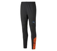 PUMA Pantalon de sport bleu clair / orange / noir, Taille XL