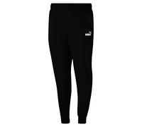 PUMA Pantalon de Sport en Polaire Essentials BT survêtement, Coton Noir Jambe fermée Ah21, XL (Haut) Homme