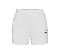 Puma Short ESS taille haute N°1 Logo 12,7 cm TR Gris clair chiné XL Femme