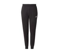 PUMA Pantalon de sport 'Ess No. 1' noir / blanc, Taille L