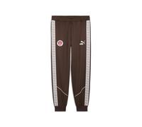 PUMA Pantalon de sport 'FC St. Pauli King Anthem' marron / rouge / blanc, Taille XXL