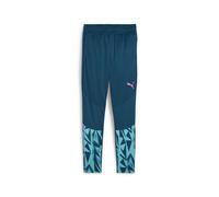 PUMA Pantalon de sport 'Individual Final' aqua / bleu cyan / orchidée, Taille S