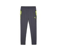PUMA Pantalon de sport 'IndividualCUP' gris / citron vert, Taille XXL