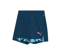 PUMA Pantalon de sport 'IndividualFINAL' bleu clair / pétrole / rose, Taille 128