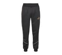 PUMA Pantalon de sport 'KING Anthem' noisette / noir chiné / blanc, Taille XL