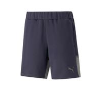 PUMA Pantalon de sport 'Team Cup' bleu foncé / gris / gris chiné, Taille L