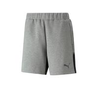PUMA Short décontracté Teamcup tricoté Homme, Gris Moyen chiné, XL