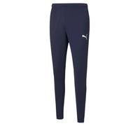 PUMA Pantalon de sport 'Team Rise' bleu marine / blanc, Taille L
