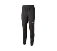 PUMA Pantalon de sport 'TeamCUP' gris foncé / noir / blanc, Taille S