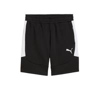 PUMA Pantalon de sport 'TeamEvostripe' noir / blanc, Taille S