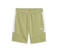 PUMA Pantalon de sport 'TeamEvostripe' olive / blanc, Taille L