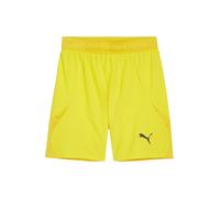 PUMA teamFINAL Shorts, Short tissé Adultes Unisexes, Faster Yellow-PUMA Black-Sport Yellow, 705743