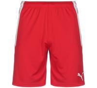 PUMA Pantalon de sport 'TeamLiga' rouge / blanc, Taille S