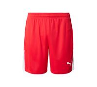 PUMA Pantalon de sport 'TeamLiga26' rouge / blanc, Taille S