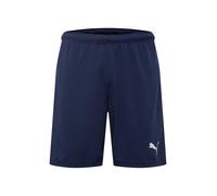 PUMA Pantalon de sport 'TeamRise' bleu marine / blanc, Taille M