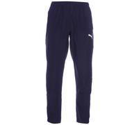 PUMA Pantalon de sport 'TeamRise' marine / blanc, Taille S