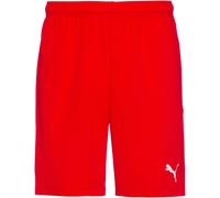 PUMA Pantalon de sport 'TeamRise' rouge / blanc, Taille M