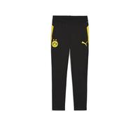 PUMA Pantalon de survêtement Borussia Dortmund pour homme, Black Faster Yellow, L