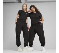 PUMA Pantalon de survêtement confort à taille haute et petit logo N° 1 ESS Femme, Vêtements, Noir, XS XS